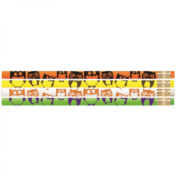 MUSGRAVE PENCIL CO INC OWL MOTIVATIONAL PENCILS 12PK MUS2520D