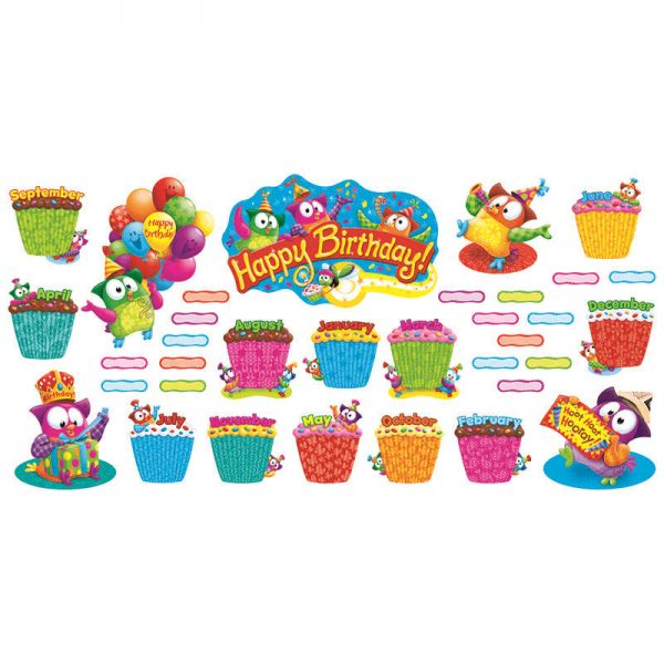 TREND ENTERPRISES INC. OWL STARS BIRTHDAY BB SET T-8366