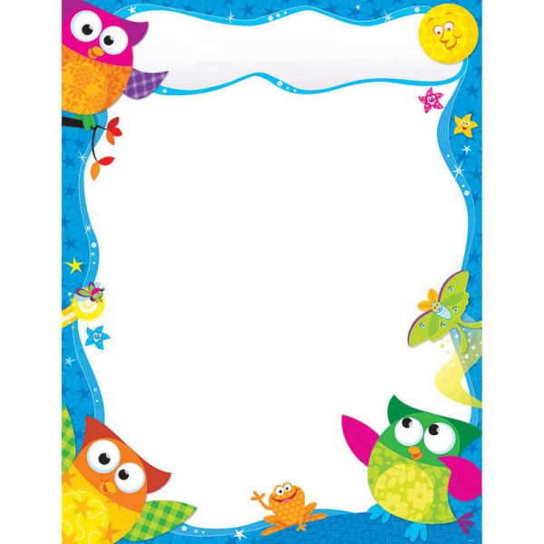 TREND ENTERPRISES INC. OWL STARS LEARNING CHART T-38450