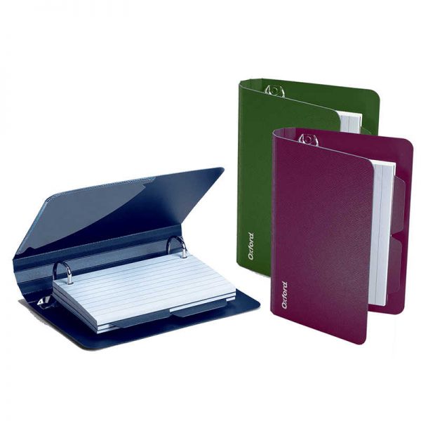 TOPS PRODUCTS OXFORD POLY INDEX CARD BINDER ASSORTED ESS73569