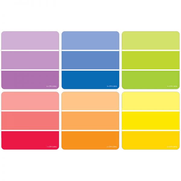 CREATIVE TEACHING PRESS PAINT CHIPS 3IN CUT OUTS PAINTED PALETTE CTP0824