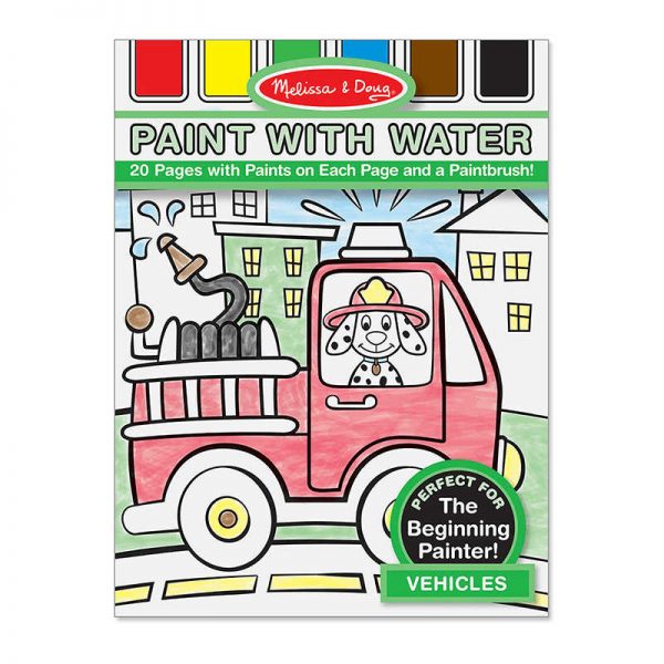 MELISSA & DOUG PAINT WITH WATER VEHICLES LCI4164