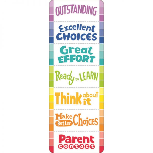 CREATIVE TEACHING PRESS PAINTED PALLETTE DESKTOP BEHAVIOR CLIP CHARTS BOOKMARKS CTP0948