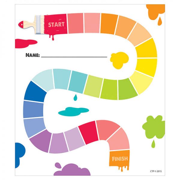 CREATIVE TEACHING PRESS PAINTED PATH STUDENT INCENTIVE CHART - PAINT CTP1597
