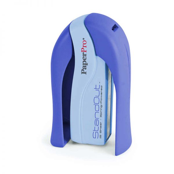 AMAX PAPERPRO BLUE STANDOUT STANDUP STAPLER PPR1451