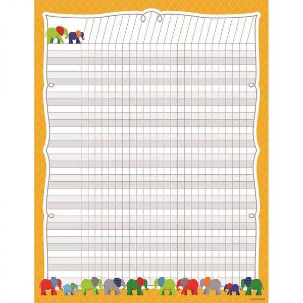 CARSON DELLOSA PARADE OF ELEPHANTS INCENTIVE CHART CD-114202