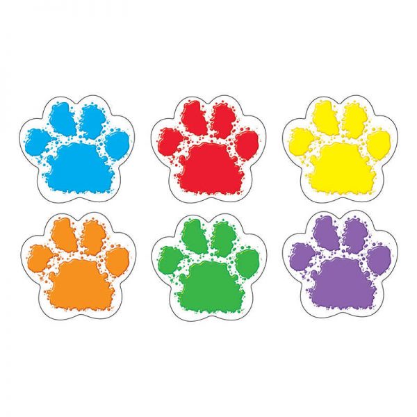 TREND ENTERPRISES INC. PAW PRINTS CLASSIC ACCENTS VARIETY PACK T-10982