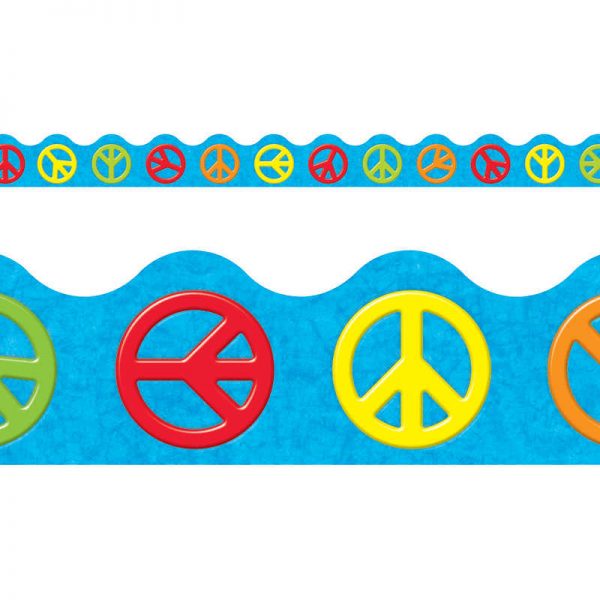 TREND ENTERPRISES INC. PEACE SIGNS TERRIFIC TRIMMERS T-92356