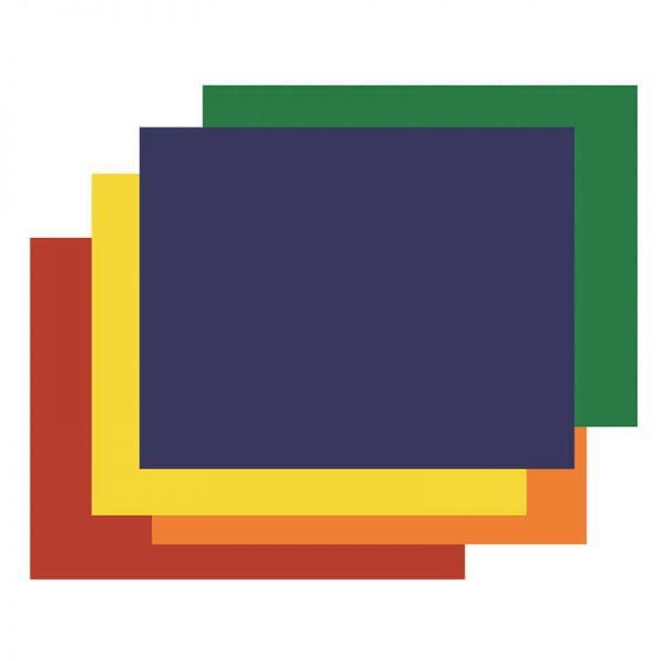 PACON CORPORATION PEACOCK POSTER BOARD ASSORTMENT 25 SHEETS 5 COLORS PAC54873