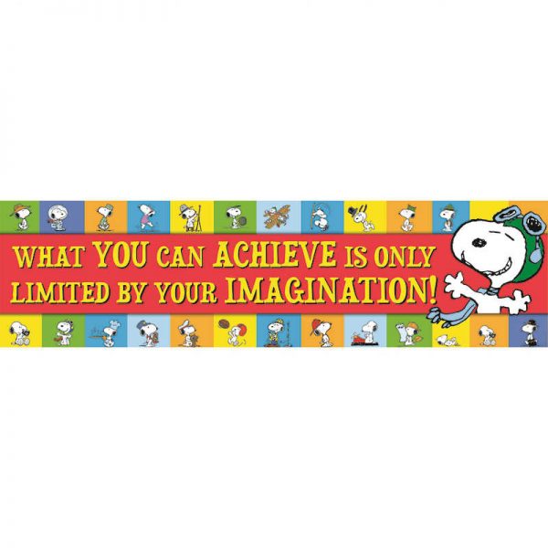 EUREKA PEANUTS ACHIEVE HORIZONTAL BANNER EU-849467