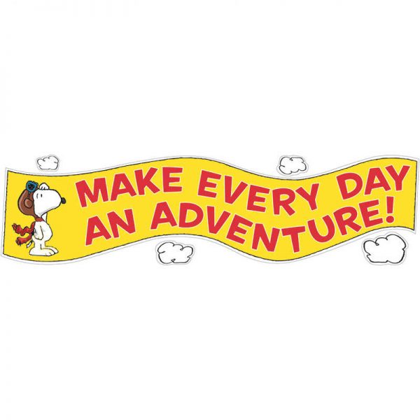 EUREKA PEANUTS FLYING ACE MOTIVATIONAL BANNER EU-849743