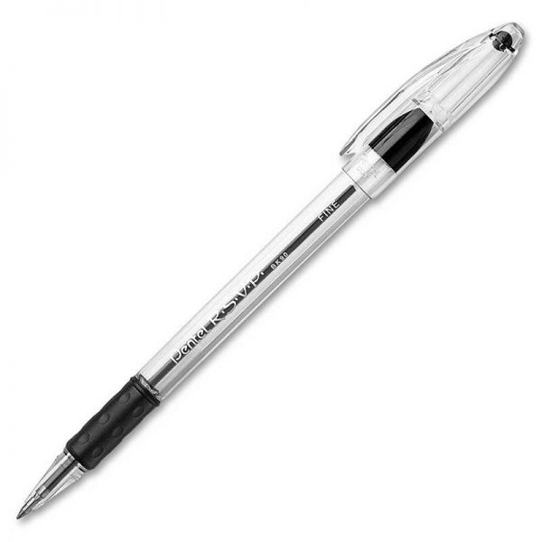 PENTEL OF AMERICA PENTEL RSVP BLACK FINE POINT BALLPOINT PEN PENBK90A