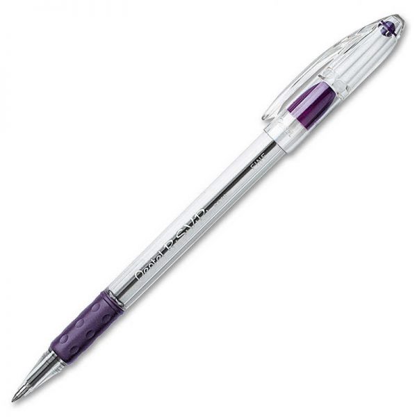 PENTEL OF AMERICA PENTEL RSVP VIOLET FINE POINT BALLPOINT PEN PENBK90V