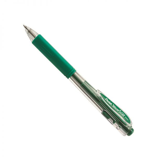 PENTEL OF AMERICA PENTEL WOW GEL PEN GREEN PENK437D