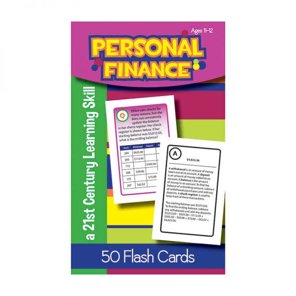 LORENZ CORPORATION / MILLIKEN PERSONAL FINANCE FLASH CARDS GRADE 6 LEP901112LE