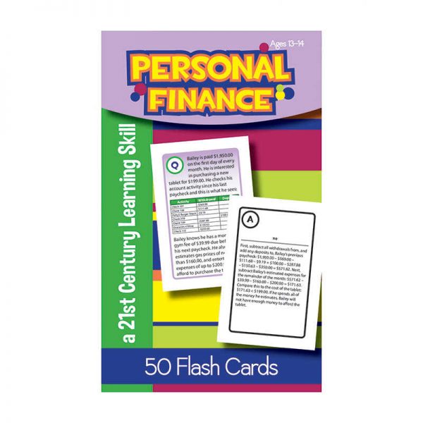 LORENZ CORPORATION / MILLIKEN PERSONAL FINANCE FLASH CARDS GRADE 8 LEP901114LE
