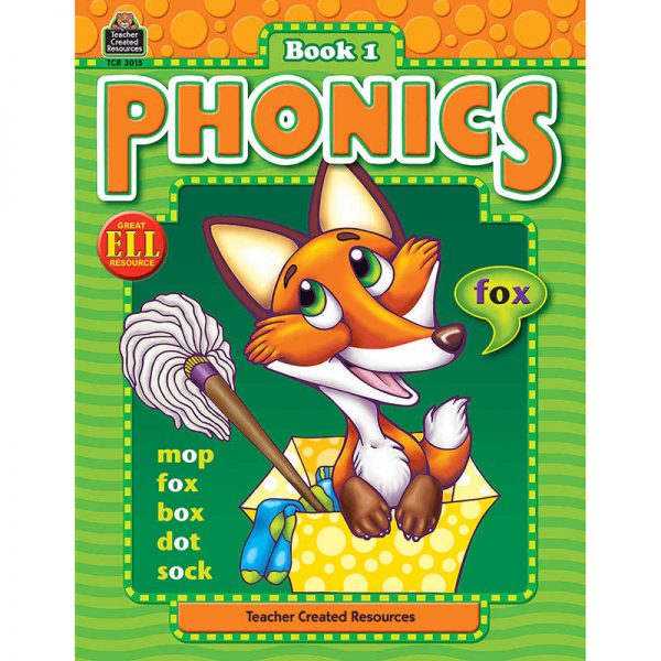 TEACHER CREATED RESOURCES PHONICS BOOK 1 TCR3015