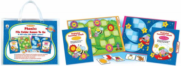 CARSON DELLOSA Phonics File Folder Games To Go Grk CD-140034