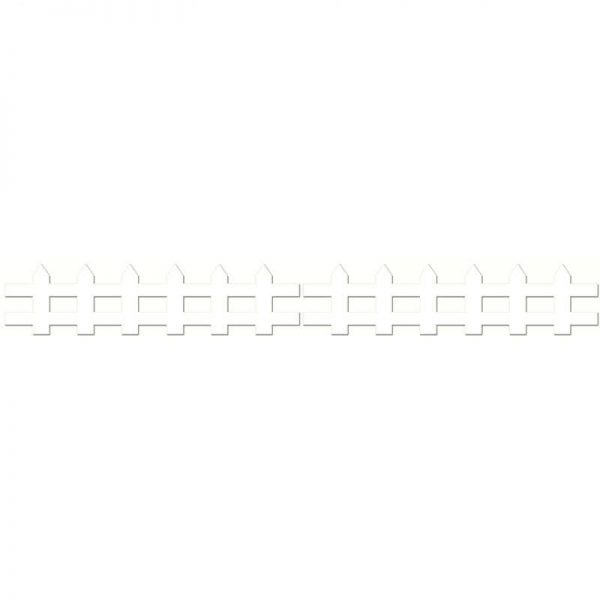 CREATIVE TEACHING PRESS PICKET FENCE STENCIL CUT JUMBO BORDER CTP6815
