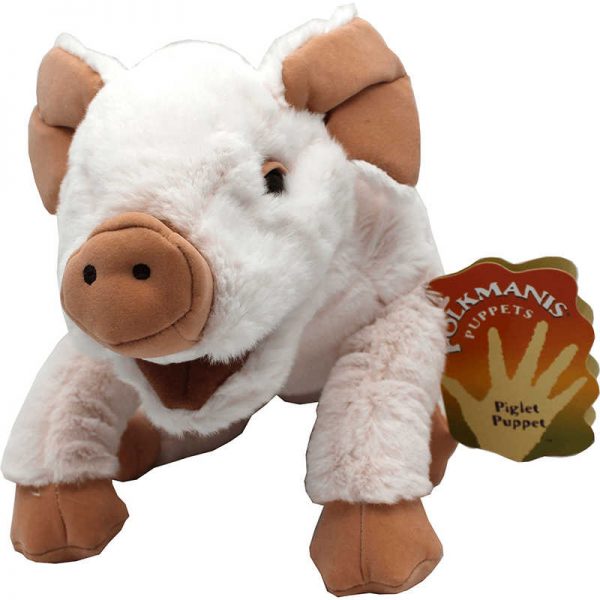 FOLKMANIS INC. PIGLET HAND PUPPET FMT2949