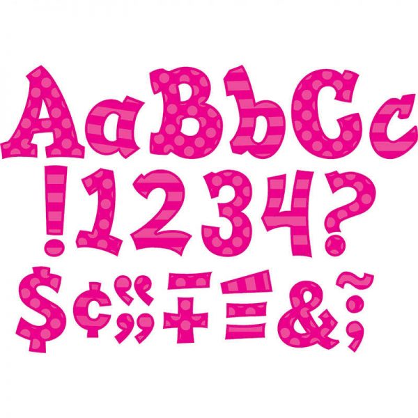 TEACHER CREATED RESOURCES PINK 5IN SASSY FONT TCR75267