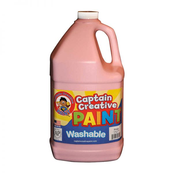 CAPTAIN CREATIVE PINK GALLON WASHABLE PAINT CAPTAIN CREATIVE CCR9051G