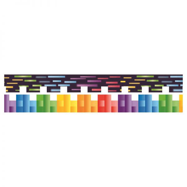 DOWLING MAGNETS PIXELS & DASHES MAGNETIC BORDERS 12ST DO-735301