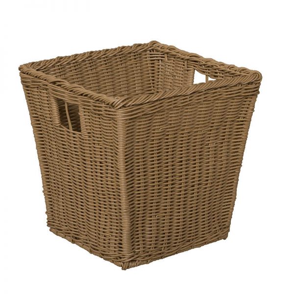 WOOD DESIGNS PLASTIC WICKER BASKET 10L X 10W X 10H SINGLE WD-71901
