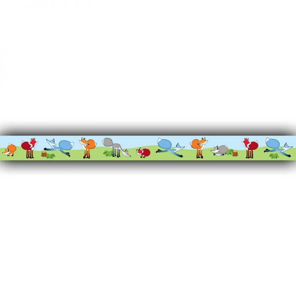 CARSON DELLOSA PLAYFUL FOXES BORDER STRAIGHT CD-108194