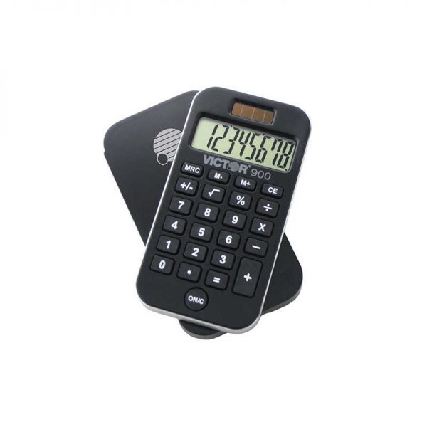 VICTOR TECHNOLOGY POCKET CALCULATOR W/ ANTIMICROBIAL PROTECTION VCT900