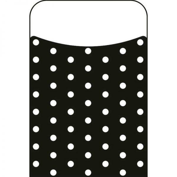 TREND ENTERPRISES INC. POLKA DOTS BLACK TERRIFIC POCKETS T-77043