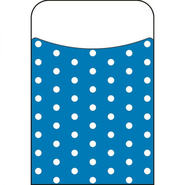 TREND ENTERPRISES INC. POLKA DOTS BLUE TERRIFIC POCKETS T-77044