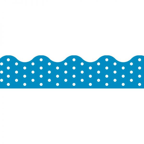 TREND ENTERPRISES INC. POLKA DOTS BLUE TERRIFIC TRIMMERS T-92660