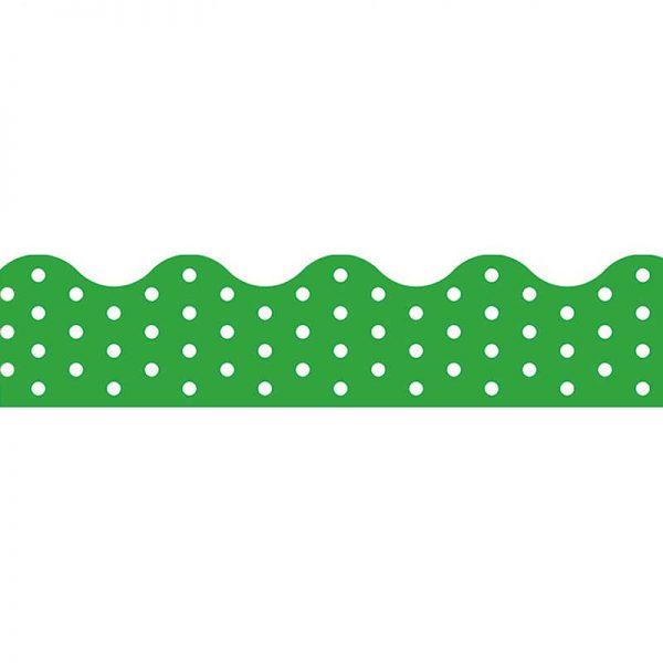 TREND ENTERPRISES INC. POLKA DOTS GREEN TERRIFIC TRIMMERS T-92661
