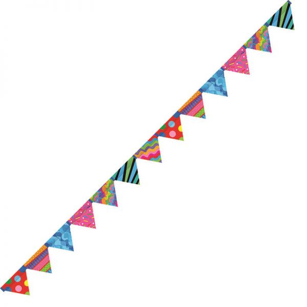CREATIVE TEACHING PRESS POPPIN PATTERNS PENNANTS MINI BB SET CTP6993