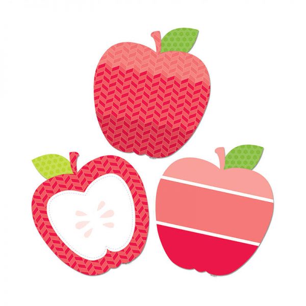 CREATIVE TEACHING PRESS POPPY RED APPLES 10IN DESIGNER CUT OUTS - PAINT CTP0653
