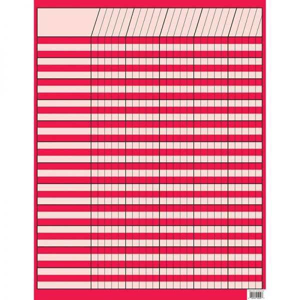 CREATIVE TEACHING PRESS POPPY RED INCENTIVE CHART CTP5049