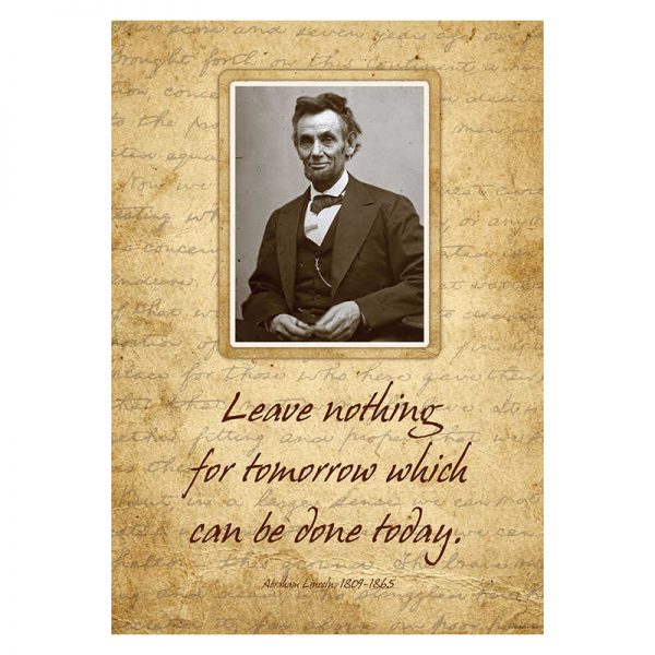 BARKER CREEK POSTER - ABRAHAM LINCOLN BCP1826
