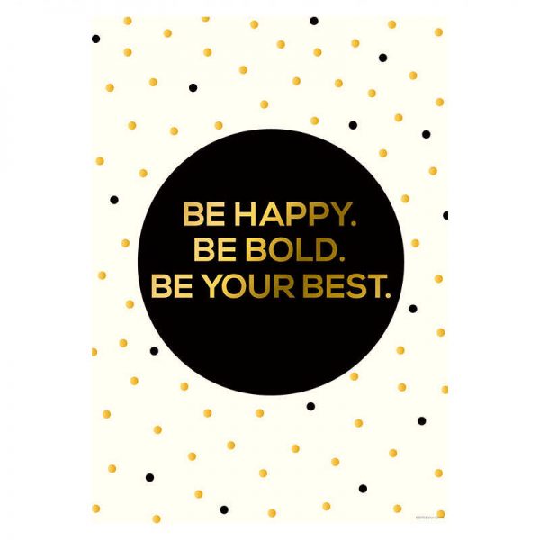 BARKER CREEK POSTER - BE HAPPY BCP1834