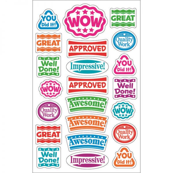 TREND ENTERPRISES INC. PRAISE WORDS STICKERS T-46351