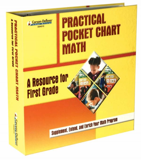 CARSON DELLOSA Pratical Pocket Chart Kit Math Gr 1 CD-D44017