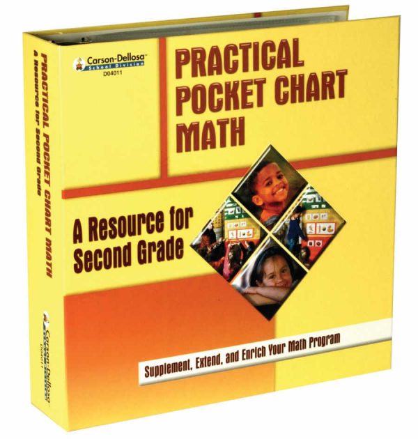 CARSON DELLOSA Pratical Pocket Chart Kit Math Gr 2 CD-D44018
