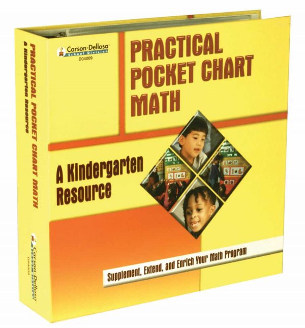 CARSON DELLOSA Pratical Pocket Chart Kit Math Gr K CD-D44016