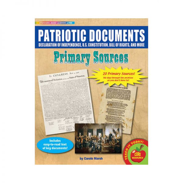 GALLOPADE PRIMARY SOURCES PATRIOTIC DOCUMENTS GALPSPPAT