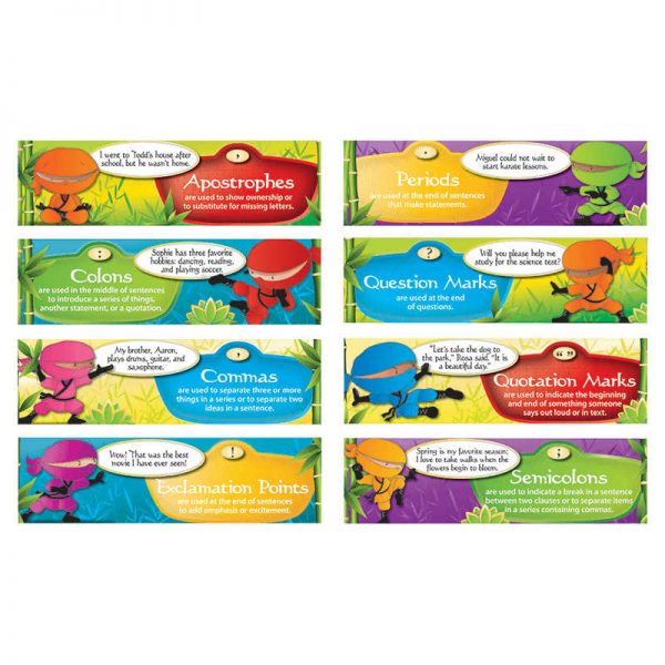 EDUPRESS PUNCTUATION NINJAS MINI BBS EP-3591