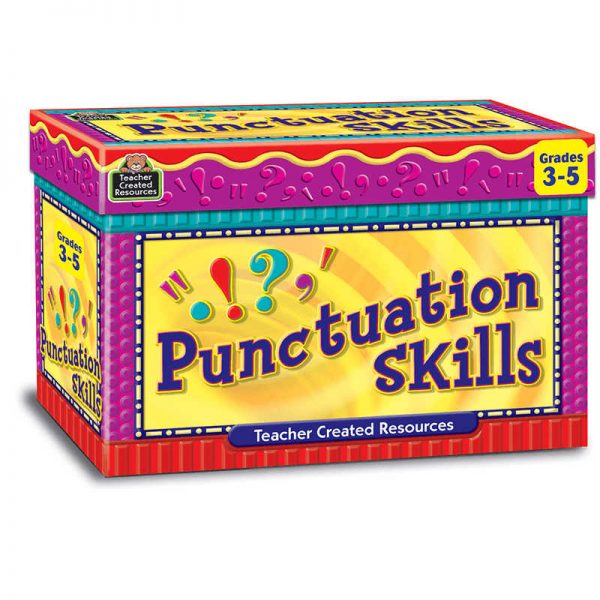 TEACHER CREATED RESOURCES PUNCTUATION SKILL CARDS GRADE 3-5 TCR3432