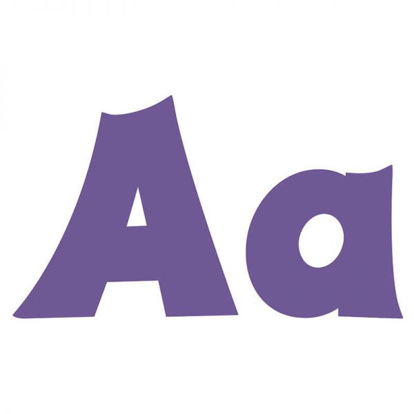 TREND ENTERPRISES INC. PURPLE 4IN COMBO PACK UPPERCASE LOWERCASE T-79809