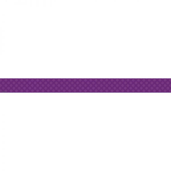 TEACHER CREATED RESOURCES PURPLE SASSY SOLIDS DOUBLE SIDED BORDER TCR73153