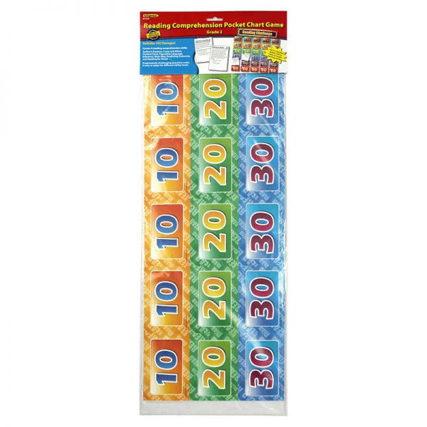 EDUPRESS READ COMP POCKET CHART GAME GRADE 2 EP-2550