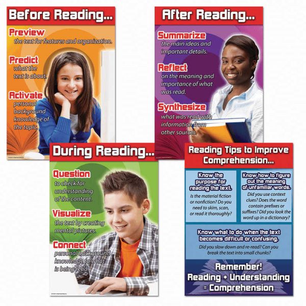 CARSON DELLOSA READING COMPREHENSION BB SET CD-410074